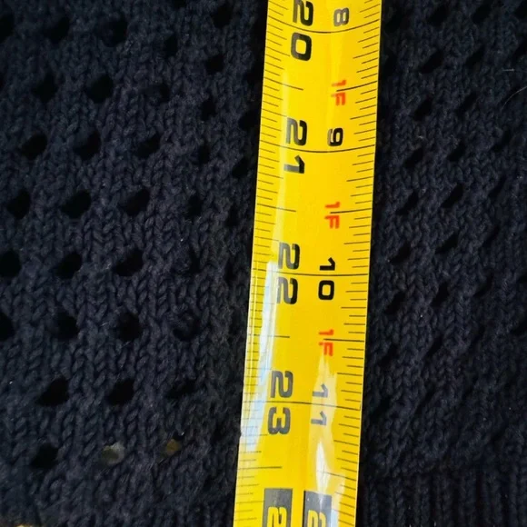 Madewell Open-Stitch Polo Cardigan Sweater M - Picture 9 of 11